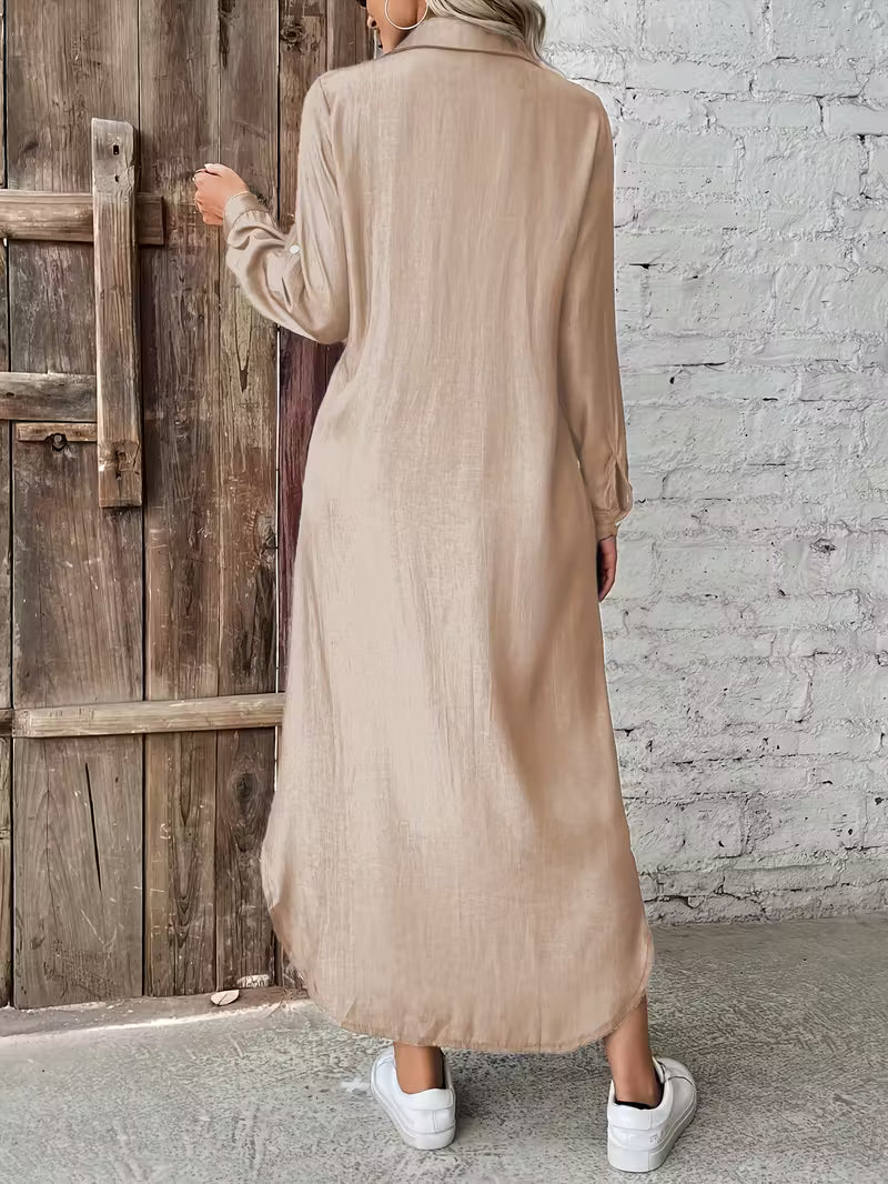 Bellavita™ | Vestido Largo – Look Minimalista con Encanto Europeo y Tejido Premium