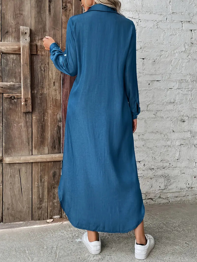 Bellavita™ | Vestido Largo – Look Minimalista con Encanto Europeo y Tejido Premium