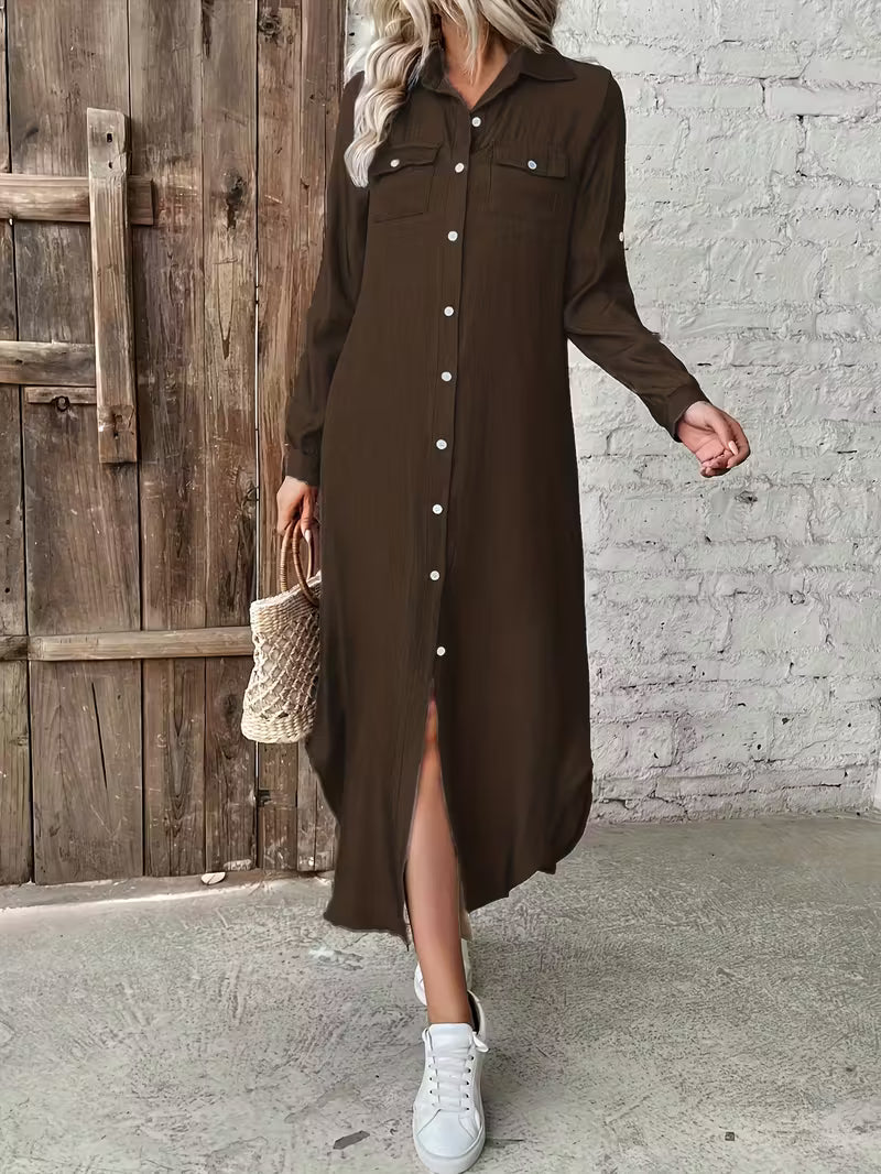 Bellavita™ | Vestido Largo – Look Minimalista con Encanto Europeo y Tejido Premium