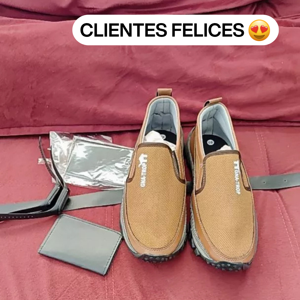 [¡COMPRÁ 1 Y LLEVATE 3!] Zapatilla Casual Adventure Súper Cómoda + 3 Regalos Exclusivos Billetera, Cinturón y Reloj