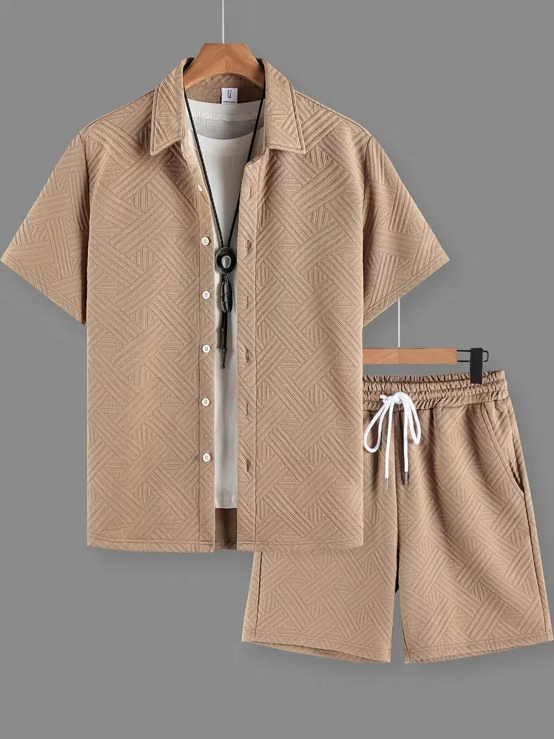 [BUY 1 GET 1 FREE] Lisbon Premium Shirt & Shorts Set - Kolazi