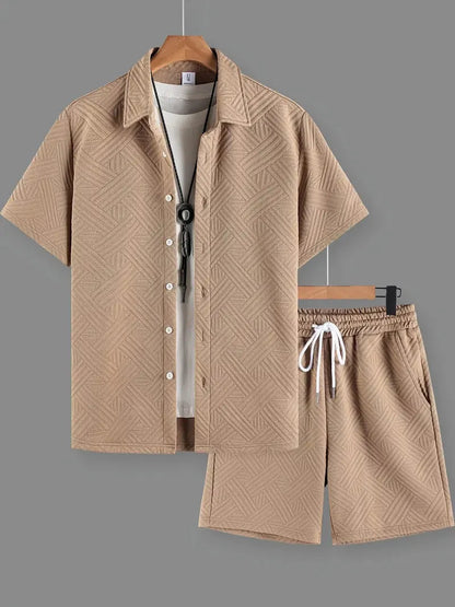 [BUY 1 GET 1 FREE] Lisbon Premium Shirt & Shorts Set - Kolazi