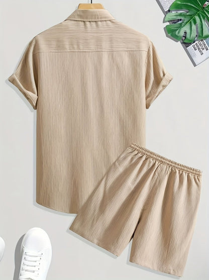 [BUY 1 GET 1 FREE] Vienna Premium Shirt & Shorts Set - Kolazi