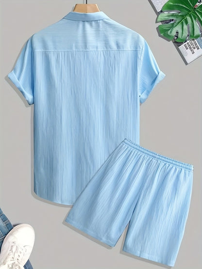 [BUY 1 GET 1 FREE] Vienna Premium Shirt & Shorts Set - Kolazi