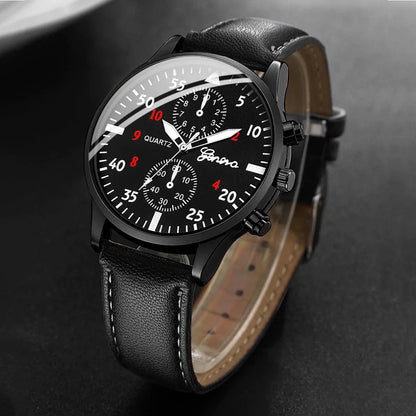 [BUY 1 GET 3 FREE] Geneva Chronos Men's Watch Kit + 3 Bracelets - Kolazi